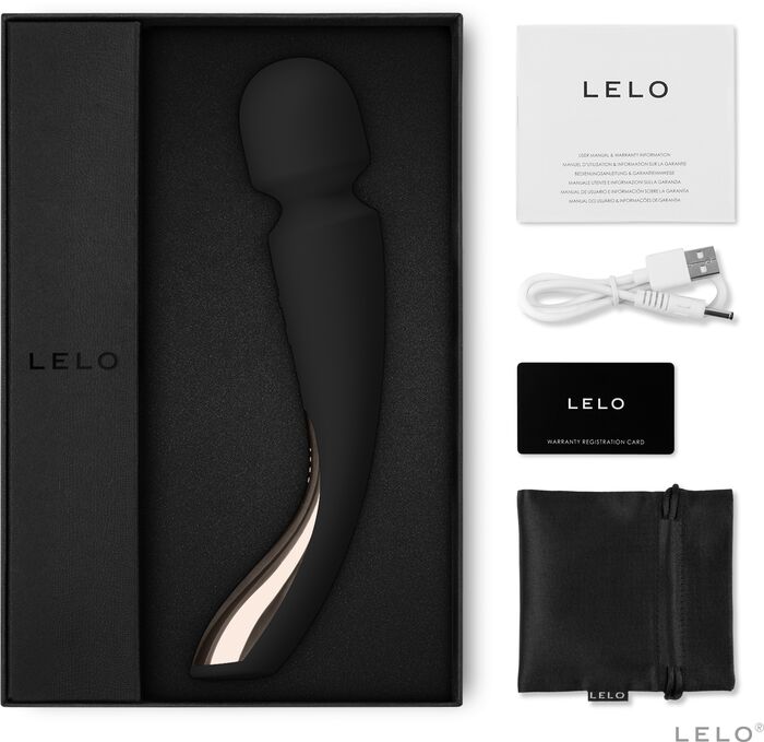 Lelo Smart Wand 2 Medium nuddvöndur - Svartur