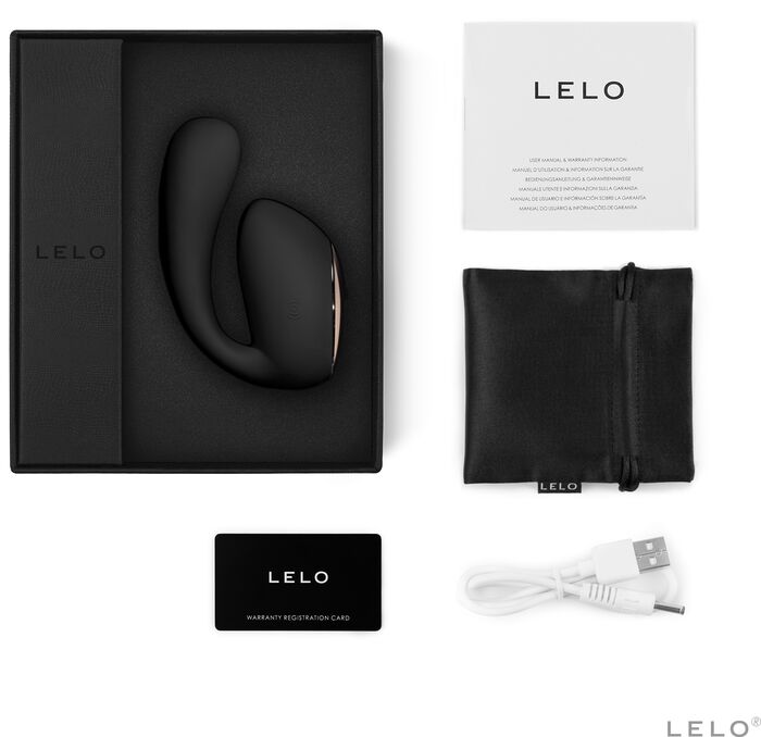 Lelo Ida Wave tvöfaldur titrari - Svartur