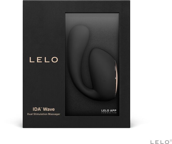 Lelo Ida Wave tvöfaldur titrari - Svartur