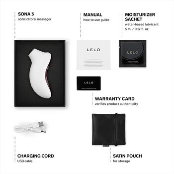 Lelo Sona 3 Cruise sogtæki - Hvítt