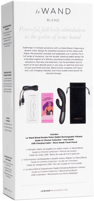 Le Wand Blend tvöfaldur titrari - Svartur