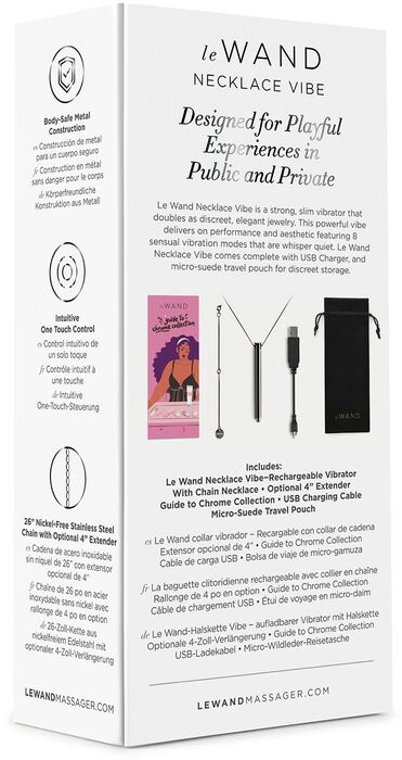 Le Wand titrara hálsmen - Svart