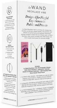 Le Wand titrara hálsmen - Svart 