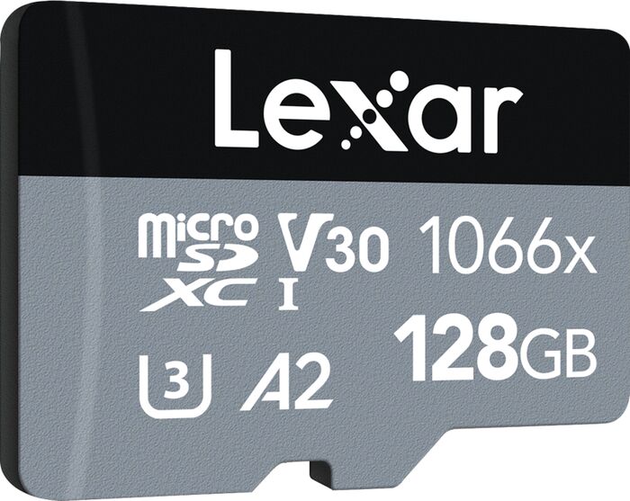 Lexar Pro 128 GB 1066x micro SDXC minniskort