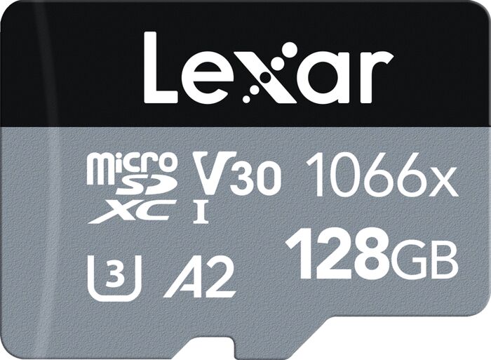 Lexar Pro 128 GB 1066x micro SDXC minniskort