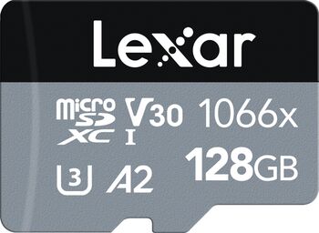 Lexar Pro 128 GB 1066x micro SDXC minniskort