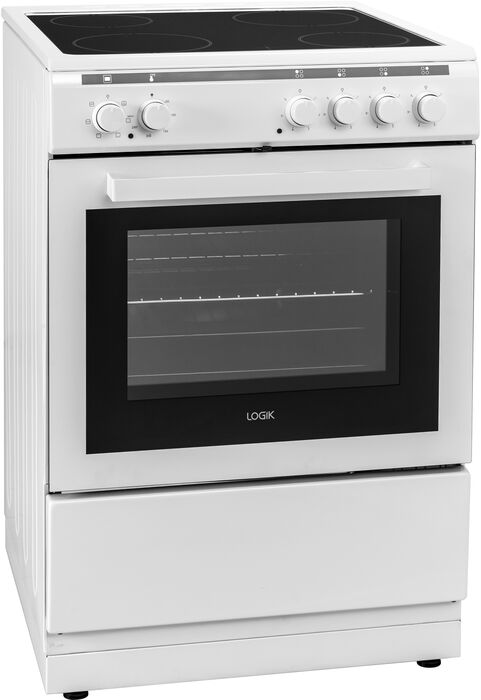 Logik keramik eldavél 60cm - Hvít LFC60W19N