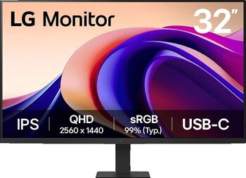 LG 32" 32U631 tölvuskjár - Svartur