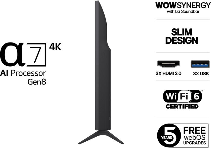 LG 43" UA75 sjónvarp (2025)