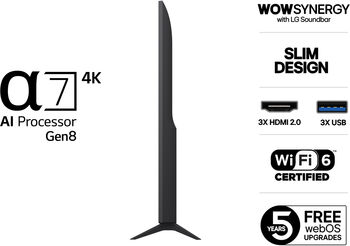 LG 65" UA75 UHD sjónvarp (2025)