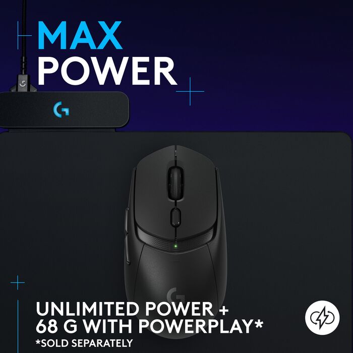 Logitech G309 þráðlaus leikjamús - Svört