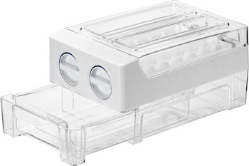 Logik klakabox m. snúning og skúffu - Glært