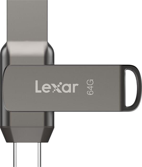 Product image not available for Lexar JumpDrive Dual Drive D400 minnislykill - 64 GB
