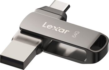 Product image not available for Lexar JumpDrive Dual Drive D400 minnislykill - 64 GB