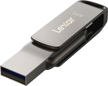 Product image not available for Lexar JumpDrive Dual Drive D400 minnislykill - 64 GB
