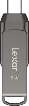 Product image not available for Lexar JumpDrive Dual Drive D400 minnislykill - 64 GB