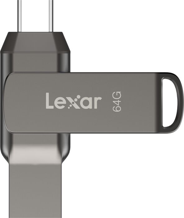 Product image not available for Lexar JumpDrive Dual Drive D400 minnislykill - 64 GB