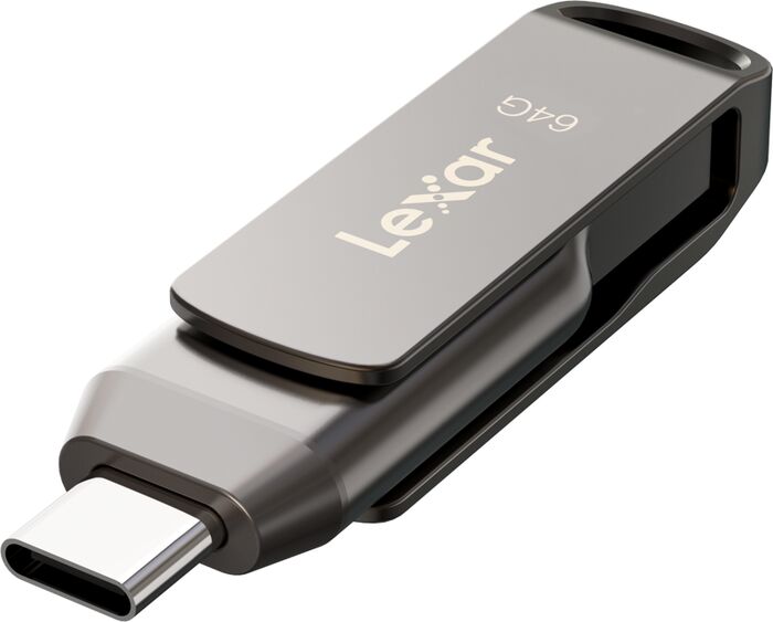 Product image not available for Lexar JumpDrive Dual Drive D400 minnislykill - 64 GB