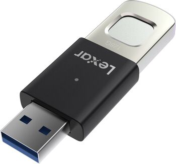 Lexar JumpDrive Fingerprint F35 Pro minnislykill - 128 GB