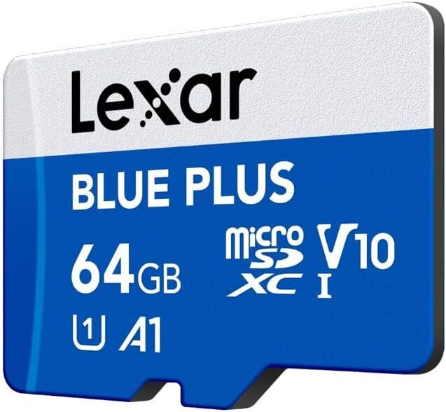 Lexar 64GB Blue Plus microSDHC UHS-I (V10)