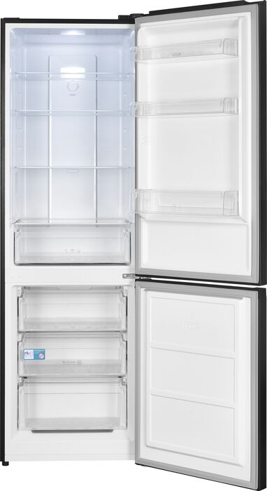 Logik kæli- og frystiskápur LNF186T23E - Svartur 