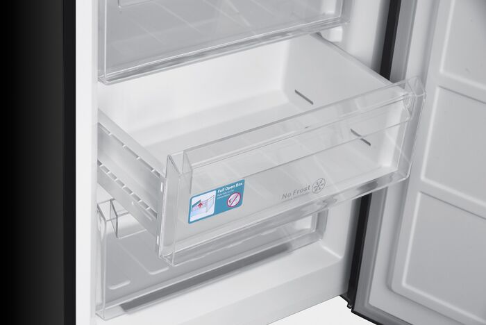 Logik kæli- og frystiskápur LNF186T23E - Svartur 