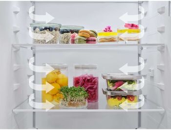 Electrolux kæli- og frystiskápur LNT5ME36 - Stál