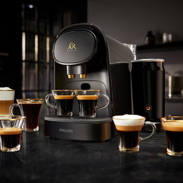 L'OR Barista Original Latte hylkjakaffivél - Svört