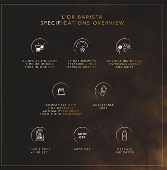 L'OR Barista Sublime hylkjakaffivél - Hvít