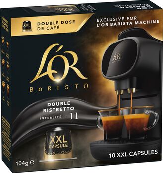 L'OR Barista double ristretto XXL kaffihylki