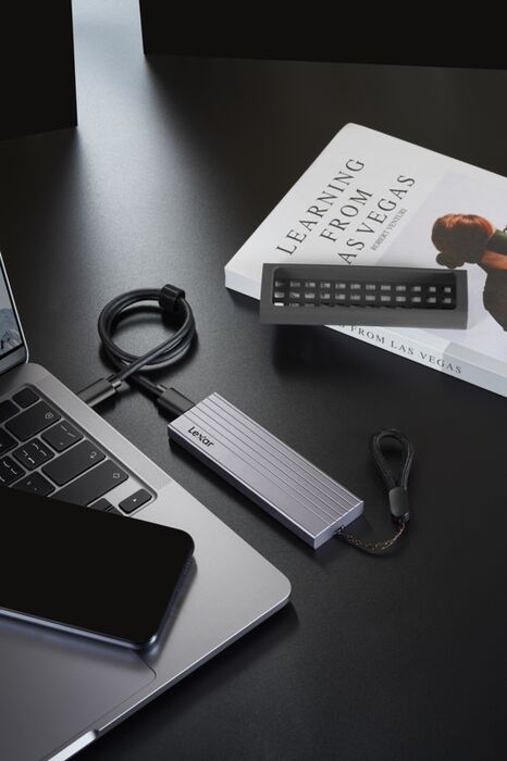 Lexar E6 SSD M.2 hýsing - 10 Gbps