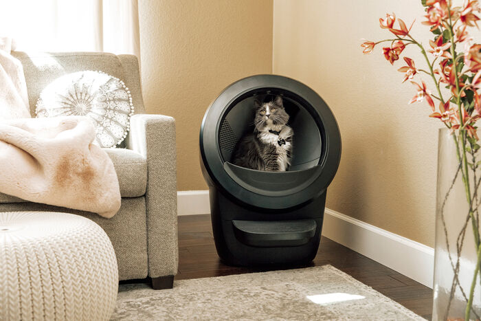 Litter-Robot 4 sjálfvirkt kattaklósett - Svart