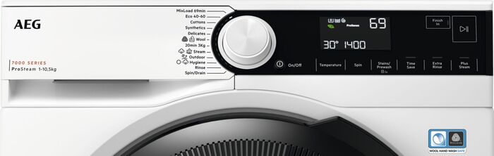 AEG þvottavél LR734EX4E - Hvít