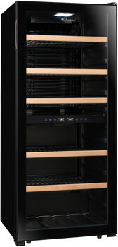 LaSommeliére vínkælir LS102DZBLACK 102 flöskur - Svartur