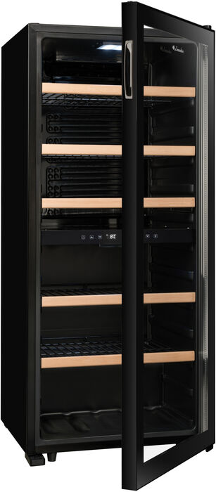 LaSommeliére vínkælir LS102DZBLACK 102 flöskur - Svartur