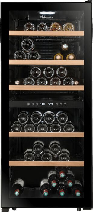 LaSommeliére vínkælir LS102DZBLACK 102 flöskur - Svartur