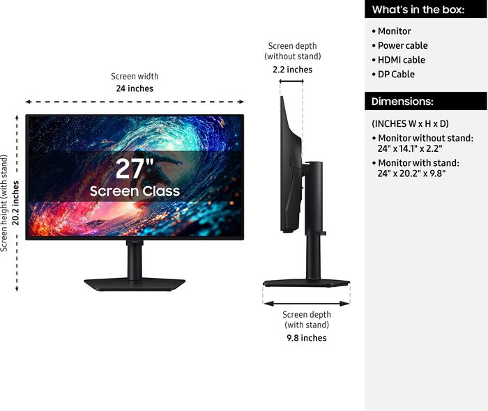 Samsung 27" Odyssey OLED G6 G61SH QD-OLED tölvuskjár