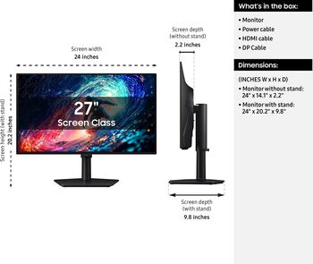 Samsung 27" Odyssey OLED G6 G61SH QD-OLED tölvuskjár