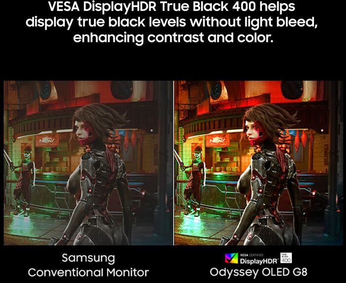 Samsung 27" Odyssey OLED G8 G80SH 4K UHD tölvuskjár