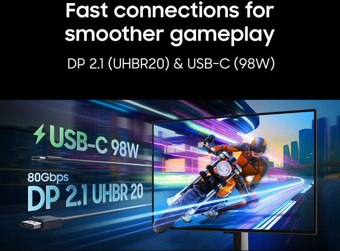 Samsung 27" Odyssey OLED G8 G80SH 4K UHD tölvuskjár