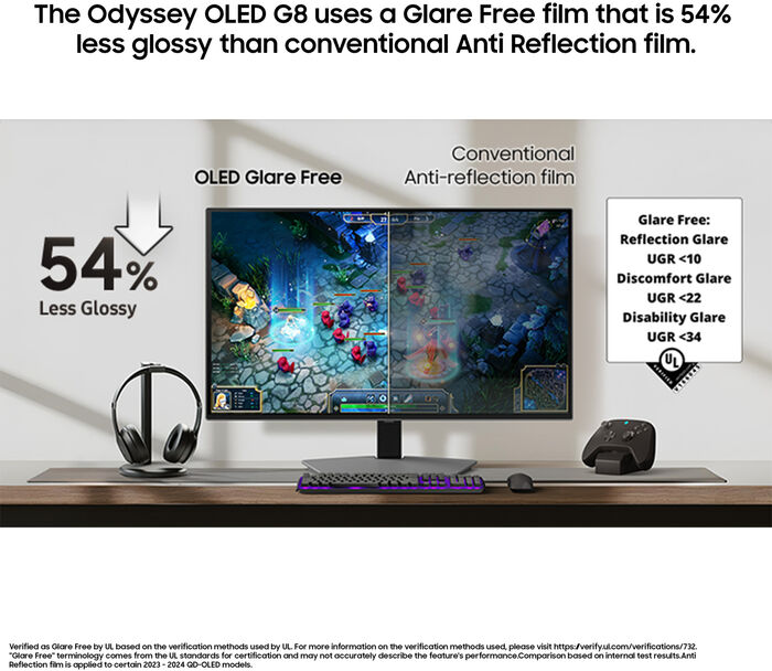 Samsung 27" Odyssey OLED G8 G80SH 4K UHD tölvuskjár