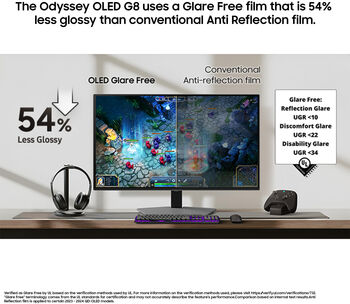 Samsung 27" Odyssey OLED G8 G80SH 4K UHD tölvuskjár