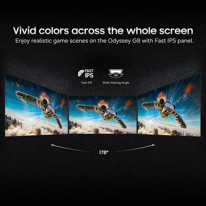 Samsung 27" Odyssey G8 IPS tölvuskjár