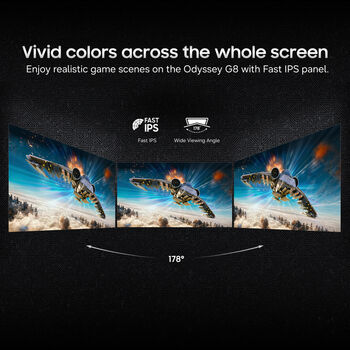 Samsung 27" Odyssey G8 IPS tölvuskjár