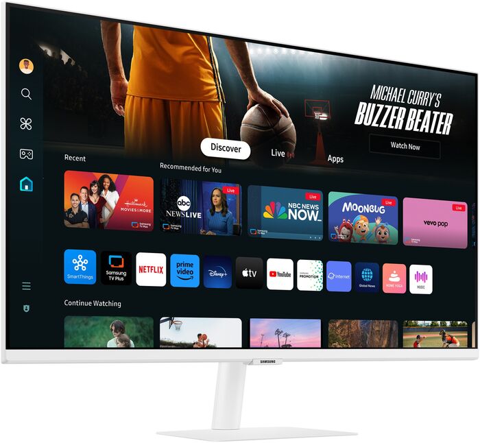 Samsung 32" Smart Monitor M7 snjallskjár - Hvítur