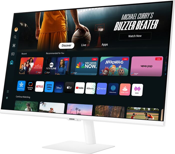 Samsung 32" Smart Monitor M7 snjallskjár - Hvítur