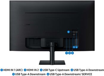 Samsung 32" Smart M7 VA snjallskjár - Svartur