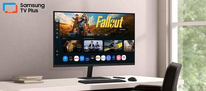 Samsung 32" Smart M7 VA snjallskjár - Svartur