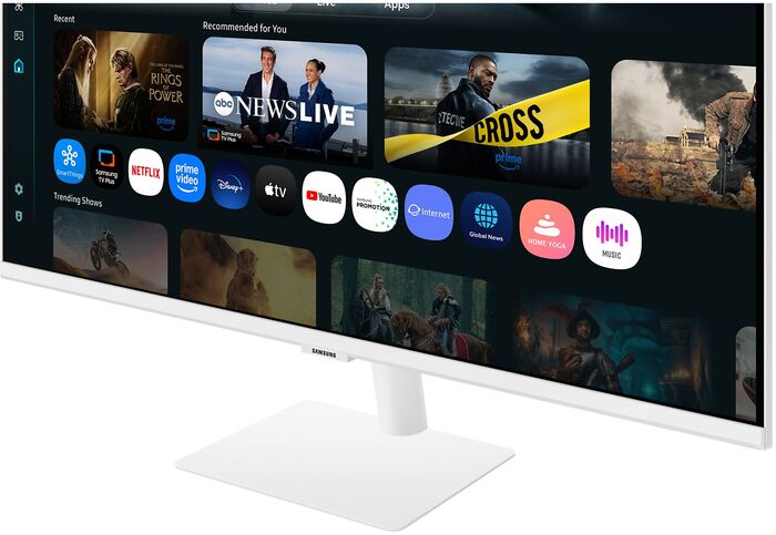 Samsung 32" M7 tölvuskjár - Hvítur
