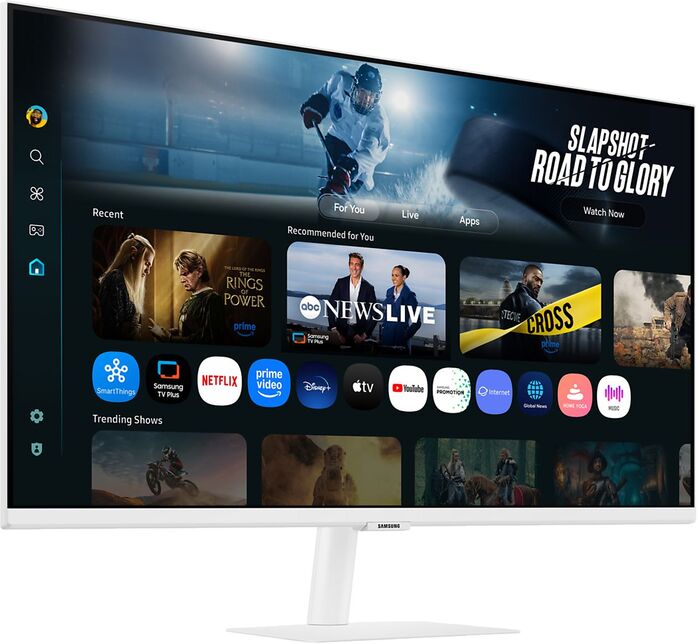 Samsung 32" M7 tölvuskjár - Hvítur